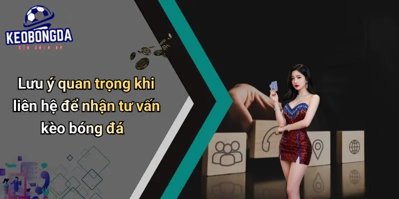 Lưu ý quan trọng khi liên hệ để nhận tư vấn kèo bóng đá