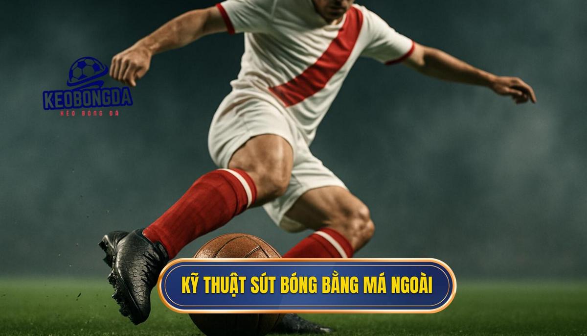 Các bước thực hiện Kỹ thuật sút bóng bằng má ngoài chuẩn xác
