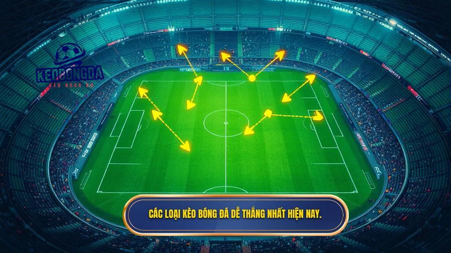 2. Các loại kèo bóng đá dễ thắng nhất hiện nay.