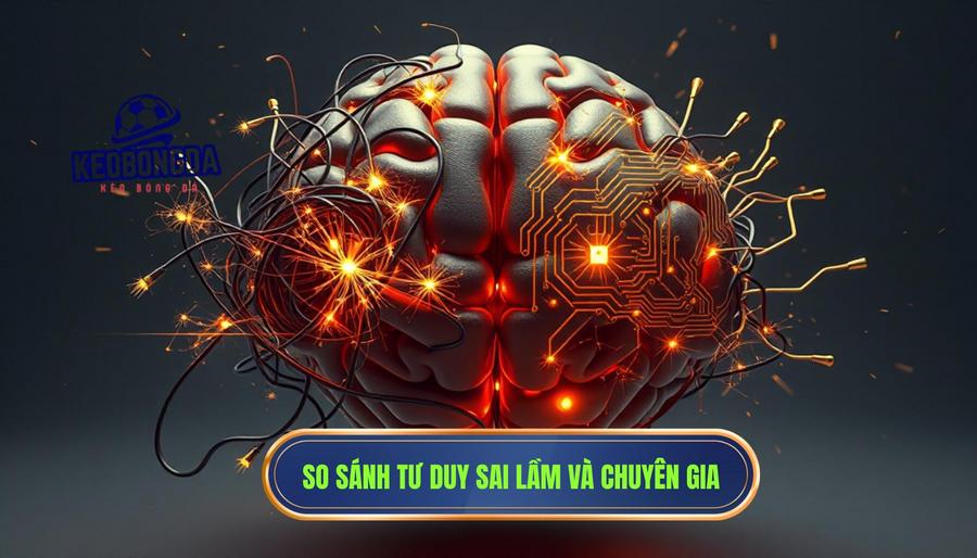 Bảng so sánh giữa Tư duy sai lầm và Tư duy chuyên gia