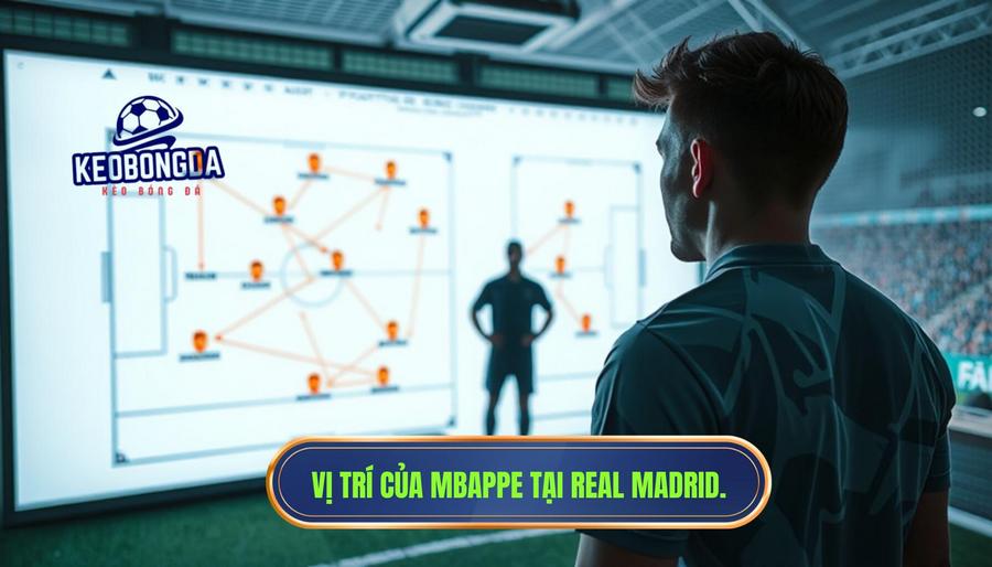 Vị trí của Mbappe tại Real Madrid