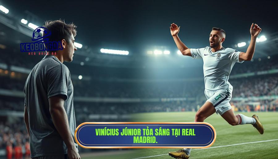 Vinícius Júnior tỏa sáng tại Real Madrid