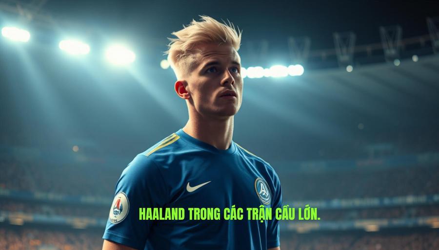 Haaland trong các trận cầu lớn